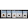 Image 2 : FIVE NNC GRADED PROOF SOUTH AFRICA COINS