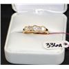 Image 2 : LADIES 14K BEZEL SET DIAMOND RING