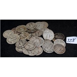 40 STANDING LIBERTY QUARTERS FROM SAFE DEPOSIT