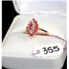 Image 2 : LADIES 14K RUBY & DIAMOND RING