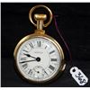 Image 2 : WESTCLOX POCKET WATCH - TRAIN ENGRAVED