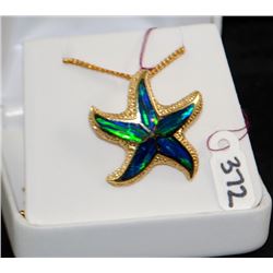 14K YELLOW GOLD "STARFISH" DESIGN PENDANT