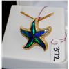 Image 3 : 14K YELLOW GOLD "STARFISH" DESIGN PENDANT