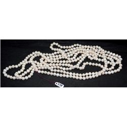 100 INCH LONG STRANDS OF PEARLS