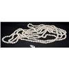 Image 1 : 100 INCH LONG STRANDS OF PEARLS