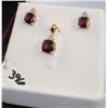 Image 1 : 10K YELLOW GOLD PENDANT & EARRINGS