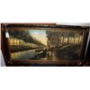 Image 1 : GREAT "ART DECO" PRINT WITH THE ORIGINAL ORNATE FRAME