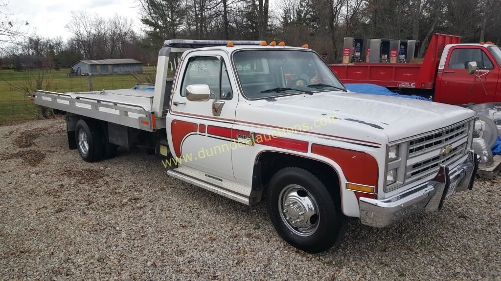 1986 Chevrolet 1 Ton 17 ft. Aluminum Rollback Tk