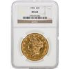 Image 1 : 1904 NGC MS64 $20 Liberty Head Double Eagle Coin