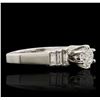 Image 2 : Platinum 1.14ctw Brilliant Cut Diamond Ring