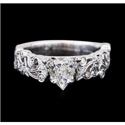 18KT White Gold 1.12ctw Diamond Ring