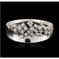 14KT White Gold 0.38ctw Diamond Ring