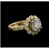 Image 2 : 14KT Yellow Gold 2.46ctw Diamond Ring