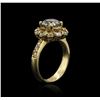 Image 3 : 14KT Yellow Gold 2.46ctw Diamond Ring