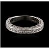 Image 1 : 18KT White Gold 0.60ctw Diamond Ring