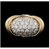 Image 1 : 18KT Yellow Gold 1.34ctw Diamond Ring