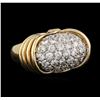 Image 2 : 18KT Yellow Gold 1.34ctw Diamond Ring