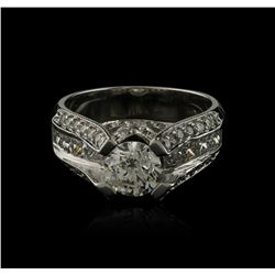 14KT White Gold 1.81ctw Diamond Ring