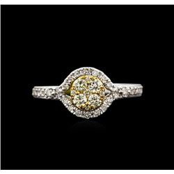 0.75ctw Diamond Ring - 14KT Two-Tone Gold