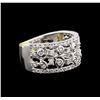 Image 2 : 0.74ctw Diamond Ring - 14KT White Gold