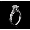 Image 3 : 18KT White Gold 2.38ctw Diamond Ring