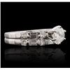 Image 2 : 14KT White Gold 1.33ctw Diamond Ring Wedding Set