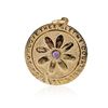 Image 1 : 14KT Yellow Gold Amethyst Pendant