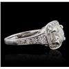 Image 2 : 14KT White Gold 2.01ctw Diamond Ring