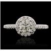 Image 1 : 14KT White Gold 1.43ctw Diamond Ring