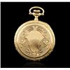 Image 3 : Elgin 14KT Yellow Gold Full Hunter Antique Pocketwatch
