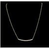 Image 1 : 14KT Yellow Gold 0.84ctw Diamond Necklace