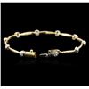 Image 4 : 14KT Yellow Gold 0.45ctw Diamond Bracelet