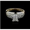 Image 1 : 14KT Yellow Gold 1.25ctw Diamond Ring