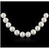 Image 2 : 14KT Yellow Gold Pearl Necklace