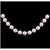 Image 2 : 6.5-7MM Akoya Pearl Necklace - 14KT White Gold