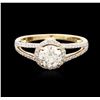 Image 1 : 14KT Yellow Gold 1.34ctw Diamond Ring
