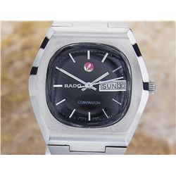 Rado Companion Day Date Stainless Steel Automatic Watch