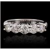 Image 1 : 14KT White Gold 1.17ctw Diamond Ring