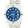 Image 1 : Rolex Stainless Steel Sapphire and Diamond DateJust Men's Watch