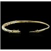 Image 3 : 0.20ctw Diamond Bangle Bracelet - 10KT Yellow Gold