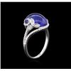 Image 3 : 18KT White Gold 7.29ct Tanzanite and Diamond Ring