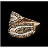 Image 2 : 14KT Rose Gold 1.84ctw Diamond Ring
