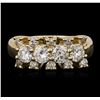 Image 1 : 14KT Yellow Gold 1.28ctw Diamond Ring