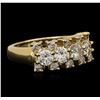 Image 2 : 14KT Yellow Gold 1.28ctw Diamond Ring