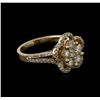 Image 2 : 14KT Yellow Gold 1.14ctw Diamond Ring