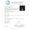 Image 3 : 18KT White Gold 2.34ctw Diamond Pendant With Chain With Chain