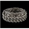 Image 1 : Ralph Lauren 21.00ctw Diamond Bracelet - 18KT White Gold