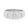 Image 1 : 14KT White Gold 0.43ctw Diamond Ring