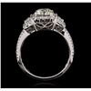 Image 3 : 18KT White Gold 2.19ctw Diamond Ring