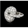 Image 2 : 14KT White Gold 1.74ctw Diamond Ring